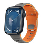สายรัดนาฬิกาซิลิโคนแบบหัวเข็มขัดกลับลายคลื่น สำหรับ Apple Watch Ultra 2 ขนาด 49 มม., สำหรับ Apple Watch Series 9 ขนาด 45 มม., สำหรับ Apple Watch Series 9 ขนาด 41 มม., สำหรับ Apple Watch Ultra ขนาด 49 มม.
