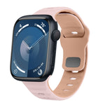 สายรัดนาฬิกาซิลิโคนแบบหัวเข็มขัดกลับลายคลื่น สำหรับ Apple Watch Ultra 2 ขนาด 49 มม., สำหรับ Apple Watch Series 9 ขนาด 45 มม., สำหรับ Apple Watch Series 9 ขนาด 41 มม., สำหรับ Apple Watch Ultra ขนาด 49 มม.