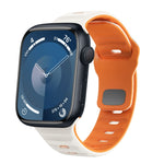 สายรัดนาฬิกาซิลิโคนแบบหัวเข็มขัดกลับลายคลื่น สำหรับ Apple Watch Ultra 2 ขนาด 49 มม., สำหรับ Apple Watch Series 9 ขนาด 45 มม., สำหรับ Apple Watch Series 9 ขนาด 41 มม., สำหรับ Apple Watch Ultra ขนาด 49 มม.