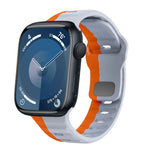 สายรัดนาฬิกาซิลิโคนแบบหัวเข็มขัดกลับลายคลื่น สำหรับ Apple Watch Ultra 2 ขนาด 49 มม., สำหรับ Apple Watch Series 9 ขนาด 45 มม., สำหรับ Apple Watch Series 9 ขนาด 41 มม., สำหรับ Apple Watch Ultra ขนาด 49 มม.