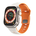 สายรัดนาฬิกาซิลิโคนแบบหัวเข็มขัดกลับลายคลื่น สำหรับ Apple Watch Ultra 2 ขนาด 49 มม., สำหรับ Apple Watch Series 9 ขนาด 45 มม., สำหรับ Apple Watch Series 9 ขนาด 41 มม., สำหรับ Apple Watch Ultra ขนาด 49 มม.