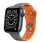 สายรัดนาฬิกาซิลิโคนแบบหัวเข็มขัดกลับลายคลื่น สำหรับ Apple Watch Series 6 ขนาด 40 มม., สำหรับ Apple Watch Series 6 ขนาด 44 มม., สำหรับ Apple Watch Series 5 ขนาด 44 มม., สำหรับ Apple Watch Series 5 ขนาด 40 มม.