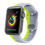 สายรัดนาฬิกาซิลิโคนแบบหัวเข็มขัดกลับลายคลื่น สำหรับ Apple Watch Series 2 ขนาด 42 มม., สำหรับ Apple Watch Series 2 ขนาด 38 มม., สำหรับ Apple Watch ขนาด 42 มม., สำหรับ Apple Watch ขนาด 38 มม.