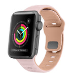 สายรัดนาฬิกาซิลิโคนแบบหัวเข็มขัดกลับลายคลื่น สำหรับ Apple Watch Series 2 ขนาด 42 มม., สำหรับ Apple Watch Series 2 ขนาด 38 มม., สำหรับ Apple Watch ขนาด 42 มม., สำหรับ Apple Watch ขนาด 38 มม.