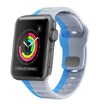 สายรัดนาฬิกาซิลิโคนแบบหัวเข็มขัดกลับลายคลื่น สำหรับ Apple Watch Series 2 ขนาด 42 มม., สำหรับ Apple Watch Series 2 ขนาด 38 มม., สำหรับ Apple Watch ขนาด 42 มม., สำหรับ Apple Watch ขนาด 38 มม.
