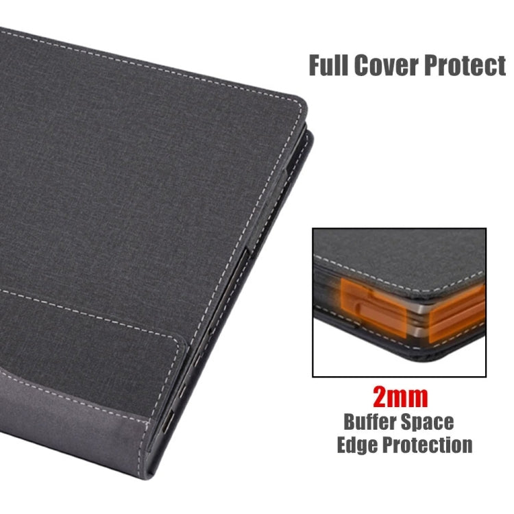 เคสหนังกันกระแทกสำหรับโน้ตบุ๊ก สำหรับ HP Envy X360 14 นิ้ว รุ่น 14-fa 2024, สำหรับ HP Envy X360 14 นิ้ว รุ่น 14-fc