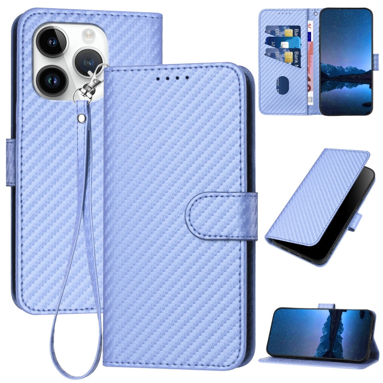 เคสโทรศัพท์หนังคาร์บอนไฟเบอร์พร้อมหัวเข็มขัด YX0070 และสายคล้อง สำหรับ iPhone 16 Pro, สำหรับ iPhone 16 Plus, สำหรับ iPhone 16, สำหรับ iPhone 15 Pro Max, สำหรับ iPhone 15 Pro, สำหรับ iPhone 15 Plus