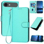 เคสโทรศัพท์หนังคาร์บอนไฟเบอร์พร้อมหัวเข็มขัด YX0070 พร้อมสายคล้อง สำหรับ iPhone 17e / 16e, สำหรับ iPhone 17 Pro Max, สำหรับ iPhone 17 Pro, สำหรับ iPhone 17, สำหรับ iPhone Air, สำหรับ iPhone 16 Pro Max