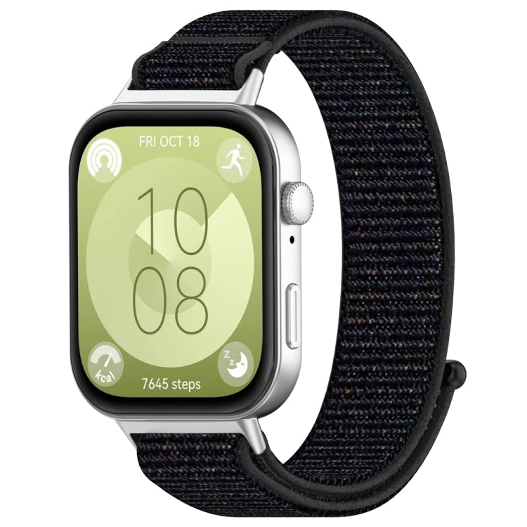 Nylon Loop Hook and Loop Fastener Watch Band, For Huawei Watch Fit3