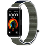Nylon Loop Hook and Loop Fastener Watch Band, For Huawei Band 10 / 9 / 8