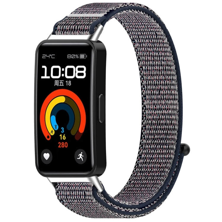 Nylon Loop Hook and Loop Fastener Watch Band, For Huawei Band 10 / 9 / 8