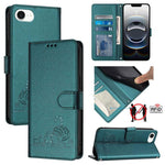 เคสโทรศัพท์หนังปั๊มลายแมวหนูพร้อม RFID และสายคล้อง สำหรับ iPhone 17 Pro Max, สำหรับ iPhone 17 Pro, สำหรับ iPhone 17, สำหรับ iPhone Air, สำหรับ iPhone SE 2024, สำหรับ iPhone 15 Pro Max, สำหรับ iPhone 15 Pro, สำหรับ iPhone 15 Plus