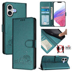 เคสโทรศัพท์หนังปั๊มลายแมวหนูพร้อม RFID และสายคล้อง สำหรับ iPhone 17 Pro Max, สำหรับ iPhone 17 Pro, สำหรับ iPhone 17, สำหรับ iPhone Air, สำหรับ iPhone SE 2024, สำหรับ iPhone 15 Pro Max, สำหรับ iPhone 15 Pro, สำหรับ iPhone 15 Plus