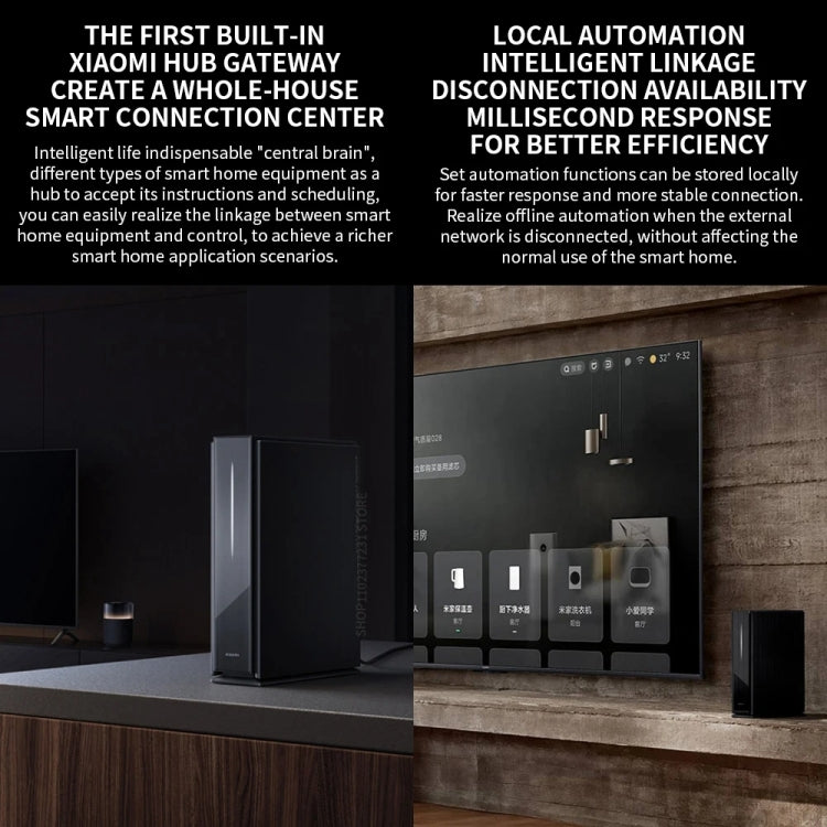 Xiaomi BE6500 Pro WiFi7 สองย่านความถี่ 8 ช่องขยายสัญญาณอิสระ หน่วยความจำ 1GB เราเตอร์, ปลั๊ก US