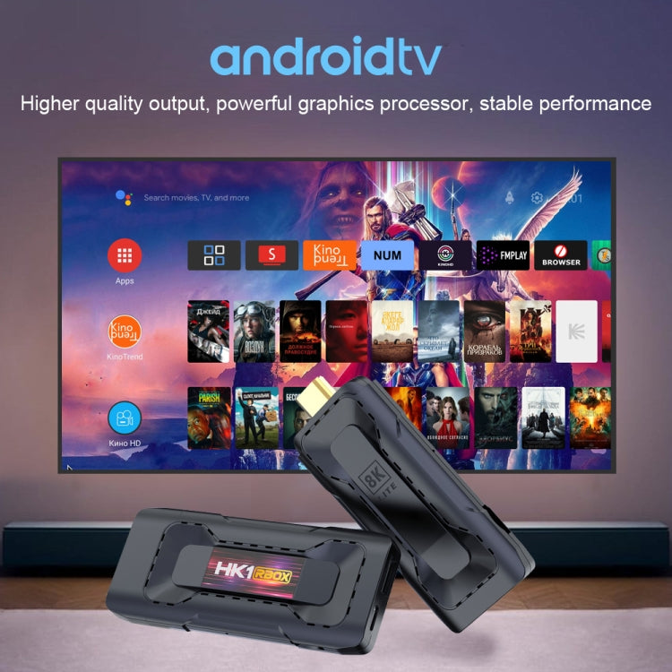 HK1 RBOX D8 RK3528 Android 13.0 Quad Core Android TV Stick 8K HD Wifi6 Bluetooth, 2GB+16GB, 4GB+32GB