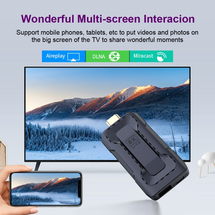 HK1 RBOX D8 RK3528 Android 13.0 Quad Core Android TV Stick 8K HD Wifi6 Bluetooth, 2GB+16GB, 4GB+32GB