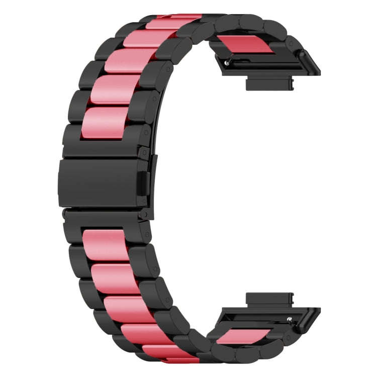 Three Bead Stainless Steel Metal Watch Band, For Huawei Watch Fit 5 / Fit 5 Pro / Fit 4 / Fit 3