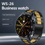 นาฬิกาอัจฉริยะ WS-26 หน้าจอ 1.52 นิ้ว กันน้ำระดับ IP67 สำหรับกีฬา รองรับบลูทูธโทร / การนอน / ปริมาณออกซิเจนในเลือด / อัตราการเต้นของหัวใจ / ความดันโลหิต สายซิลิโคน สายเหล็ก สายหนัง