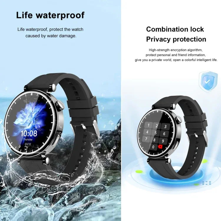 นาฬิกาอัจฉริยะ WS520 หน้าจอ 1.28 นิ้ว กันน้ำระดับ IP67 สำหรับกีฬา รองรับบลูทูธโทร / การนอน / ปริมาณออกซิเจนในเลือด / อัตราการเต้นของหัวใจ / ความดันโลหิต