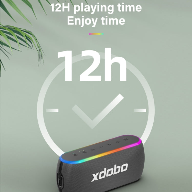 ลำโพงไร้สาย Xdobo X8 III BT5.3 IPX7 พร้อมไฟ RGB รองรับบลูทูธ/การ์ด TF/USB/AUX รุ่น X8 III