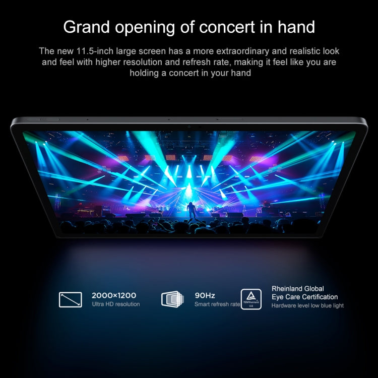 แท็บเล็ต Lenovo Xiaoxin Pad Studio 11.5 นิ้ว WiFi, ZUI 16 MediaTek Helio G99 Octa Core, รองรับการจดจำใบหน้า, 8GB+128GB, 8GB+256GB