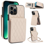 YM015 Crossbody Rhombic Card Bag RFID Phone Case, For iPhone 14 Pro Max, For iPhone 13 Pro Max, For iPhone 13 Pro, For iPhone 13, For iPhone 12 / 12 Pro, For iPhone 12 Pro Max, For iPhone 11 Pro Max, For iPhone 11