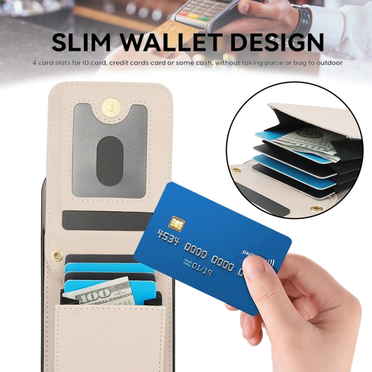 กระเป๋าใส่บัตรรูปทรงสี่เหลี่ยมขนมเปียกปูนแบบสะพายข้าง YM015 พร้อมซองโทรศัพท์กัน RFID สำหรับ iPhone 11 Pro