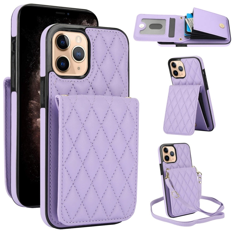 YM015 Crossbody Rhombic Card Bag RFID Phone Case, For iPhone 14 Pro Max, For iPhone 13 Pro Max, For iPhone 13 Pro, For iPhone 13, For iPhone 12 / 12 Pro, For iPhone 12 Pro Max, For iPhone 11 Pro Max, For iPhone 11