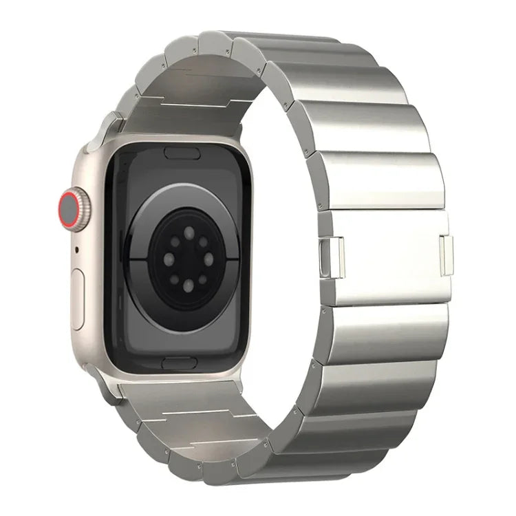 One-Bead Magnetic Buckle Titanium Metal Watch Band, For Apple Watch Series 7 41mm, For Apple Watch Series 7 45mm, For Apple Watch SE 40mm, For Apple Watch SE 44mm, For Apple Watch Series 6 40mm, For Apple Watch Series 6 44mm, For Apple Watch Series 5 4...