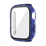เคสป้องกันกระจกนิรภัยแบบไฮบริด PC 2 in 1 สำหรับ Apple Watch Series 6 / 5 / 4 / SE ขนาด 44 มม., สำหรับ Apple Watch Series 6 / 5 / 4 / SE ขนาด 40 มม., สำหรับ Apple Watch Series 9 / 8 / 7 ขนาด 45 มม., สำหรับ Apple Watch Series 9 / 8 / 7 ขนาด 41 มม.
