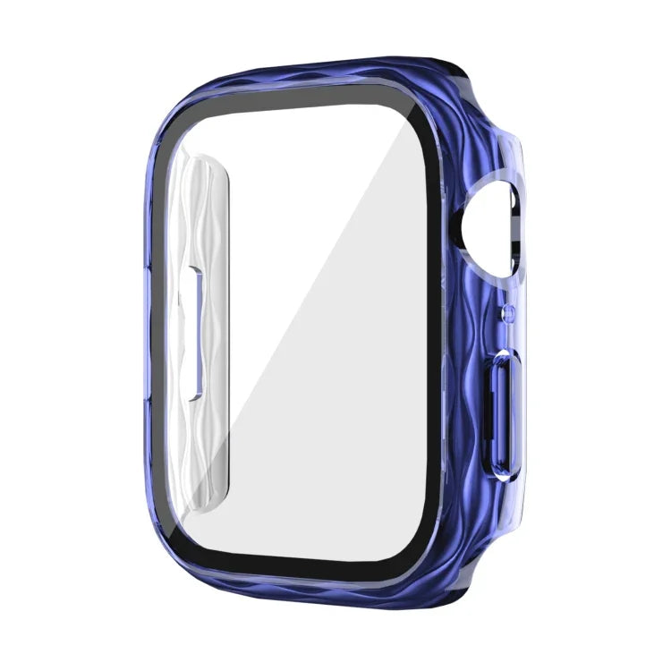 เคสป้องกันกระจกนิรภัยแบบไฮบริด PC 2 in 1 สำหรับ Apple Watch Series 6 / 5 / 4 / SE ขนาด 44 มม., สำหรับ Apple Watch Series 6 / 5 / 4 / SE ขนาด 40 มม., สำหรับ Apple Watch Series 9 / 8 / 7 ขนาด 45 มม., สำหรับ Apple Watch Series 9 / 8 / 7 ขนาด 41 มม.