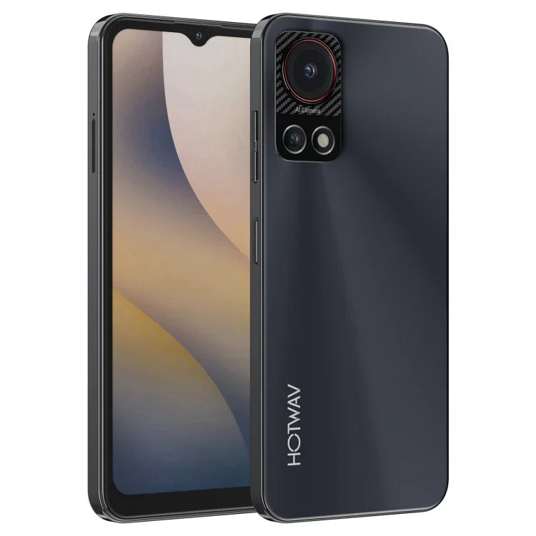 HOTWAV Note 13, สแกนลายนิ้วมือด้านข้าง, 6.6 นิ้ว Android 13 T606 Octa Core สูงสุด 1.6GHz, เครือข่าย: 4G, OTG, 4GB+128GB