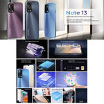 HOTWAV Note 13, สแกนลายนิ้วมือด้านข้าง, 6.6 นิ้ว Android 13 T606 Octa Core สูงสุด 1.6GHz, เครือข่าย: 4G, OTG, 4GB+128GB