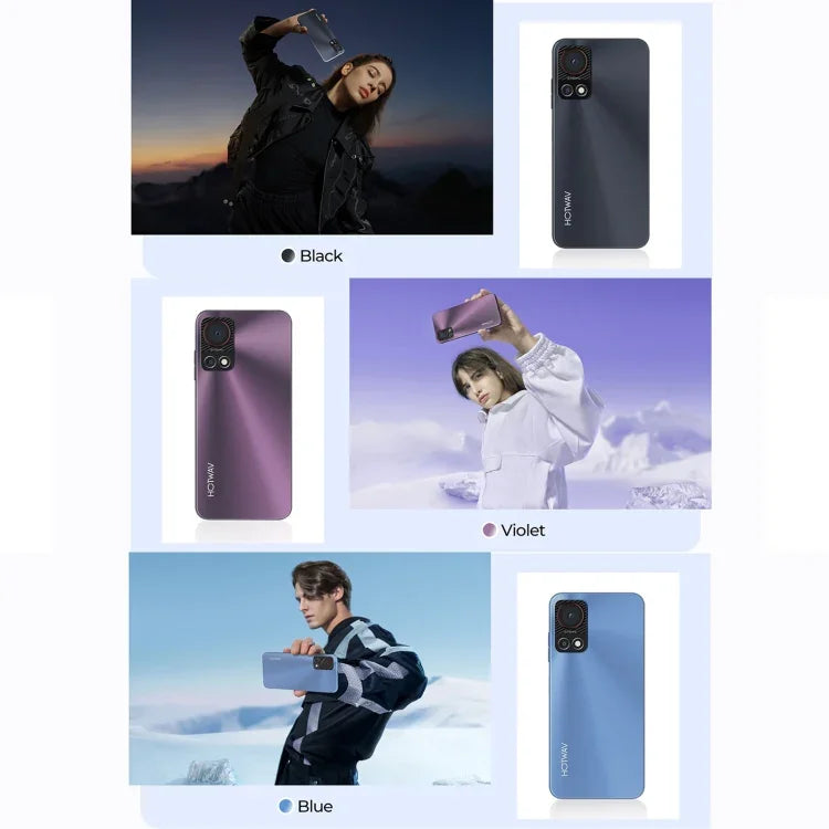 HOTWAV Note 13, สแกนลายนิ้วมือด้านข้าง, 6.6 นิ้ว Android 13 T606 Octa Core สูงสุด 1.6GHz, เครือข่าย: 4G, OTG, 4GB+128GB