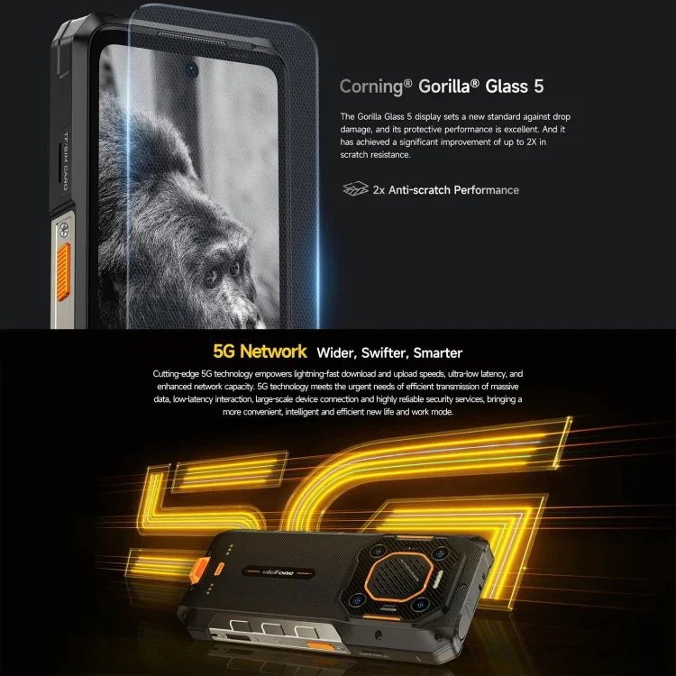 Ulefone Armor 26 Ultra โทรศัพท์กันกระแทก, 6.78 นิ้ว Android 13 MediaTek Dimensity 8020 Octa Core, เครือข่าย: 5G, NFC, 12GB+512GB