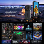 Ulefone Armor 26 Ultra โทรศัพท์กันกระแทก, 6.78 นิ้ว Android 13 MediaTek Dimensity 8020 Octa Core, เครือข่าย: 5G, NFC, 12GB+512GB
