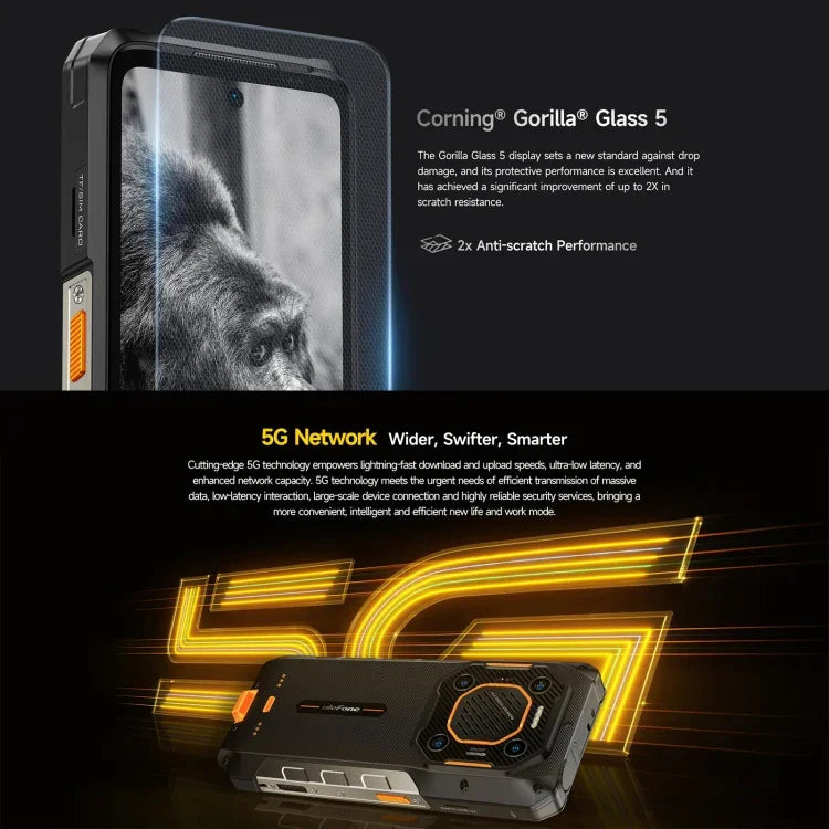 Ulefone Armor 26 Ultra รุ่นวิทยุสื่อสาร Walkie-Talkie โทรศัพท์กันกระแทก, 6.78 นิ้ว Android 13 MediaTek Dimensity 8020 Octa Core, เครือข่าย: 5G, NFC, 12GB+512GB รุ่นวิทยุสื่อสาร Walkie-Talkie