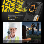 Ulefone Armor 26 Ultra รุ่นวิทยุสื่อสาร Walkie-Talkie โทรศัพท์กันกระแทก, 6.78 นิ้ว Android 13 MediaTek Dimensity 8020 Octa Core, เครือข่าย: 5G, NFC, 12GB+512GB รุ่นวิทยุสื่อสาร Walkie-Talkie