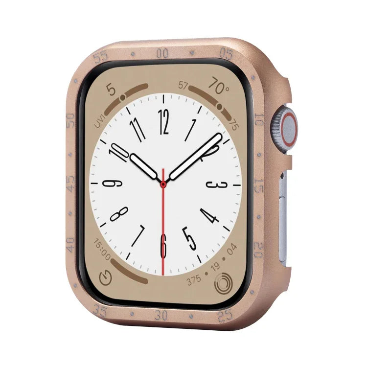 Aluminum Alloy Watch Frame Case, For Apple Watch Series 6 / 5 / 4 / SE 44mm, For Apple Watch Series 6 / 5 / 4 / SE 40mm, For Apple Watch Series 9 / 8 / 7 45mm, For Apple Watch Series 9 / 8 / 7 41mm, For Apple Watch Series 3 / 2 / 1 38mm                ...