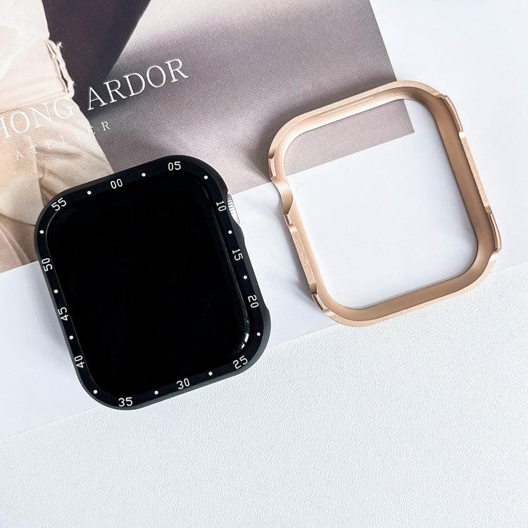 Aluminum Alloy Watch Frame Case, For Apple Watch Series 6 / 5 / 4 / SE 44mm, For Apple Watch Series 6 / 5 / 4 / SE 40mm, For Apple Watch Series 9 / 8 / 7 45mm, For Apple Watch Series 9 / 8 / 7 41mm, For Apple Watch Series 3 / 2 / 1 38mm                ...