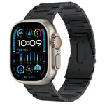 PG63 Three-Bead Protrusion Titanium Metal Watch Band, For Apple Watch Series 10 46mm, For Apple Watch Series 10 42mm, For Apple Watch SE 2023 44mm, For Apple Watch SE 2023 40mm, For Apple Watch Ultra 2 49mm, For Apple Watch Series 9 45mm               ...