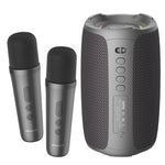 ลำโพงคาราโอเกะไร้สาย Zealot S61M พร้อมไฟ RGB จังหวะเพลง ไมโครโฟนเดี่ยวและคู่