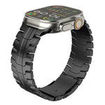สายรัดนาฬิกาเหล็กไทเทเนียม Turtle แบบล็อกคู่ สำหรับ Apple Watch SE 2023 44 มม., สำหรับ Apple Watch SE 2023 40 มม., สำหรับ Apple Watch Ultra 2 49 มม., สำหรับ Apple Watch Series 9 45 มม., สำหรับ Apple Watch Series 9 41 มม., สำหรับ Apple Watch Ultra 49 มม.