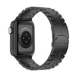 สายรัดนาฬิกาเหล็กไทเทเนียม Turtle แบบล็อกคู่ สำหรับ Apple Watch SE 2023 44 มม., สำหรับ Apple Watch SE 2023 40 มม., สำหรับ Apple Watch Ultra 2 49 มม., สำหรับ Apple Watch Series 9 45 มม., สำหรับ Apple Watch Series 9 41 มม., สำหรับ Apple Watch Ultra 49 มม.