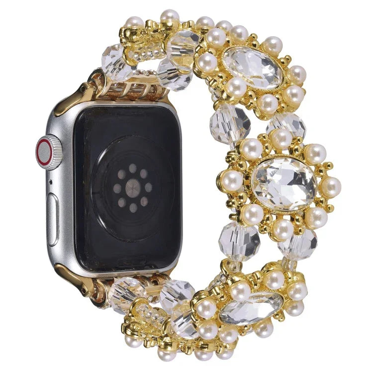 สายรัดนาฬิกาแบบสร้อยข้อมือหินมุก สำหรับ Apple Watch 42 มม., สำหรับ Apple Watch 38 มม.