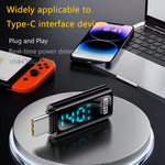 อะแดปเตอร์ชาร์จพร้อมจอดิจิทัล, 8 พิน ตัวผู้เป็น Type-C ตัวเมีย 35W, Type-C ตัวผู้เป็น 8 พิน ตัวเมีย 35W, Type-C ตัวผู้เป็น Type-C ตัวเมีย 140W