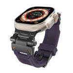 สายรัดนาฬิกา TPU พร้อมตัวเชื่อมสแตนเลส สำหรับ Apple Watch Series 9 45 มม., สำหรับ Apple Watch Ultra 49 มม.