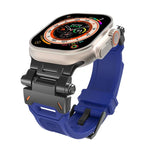 สายรัดนาฬิกา TPU พร้อมตัวเชื่อมสแตนเลส สำหรับ Apple Watch Series 4 44 มม., สำหรับ Apple Watch Series 3 42 มม.