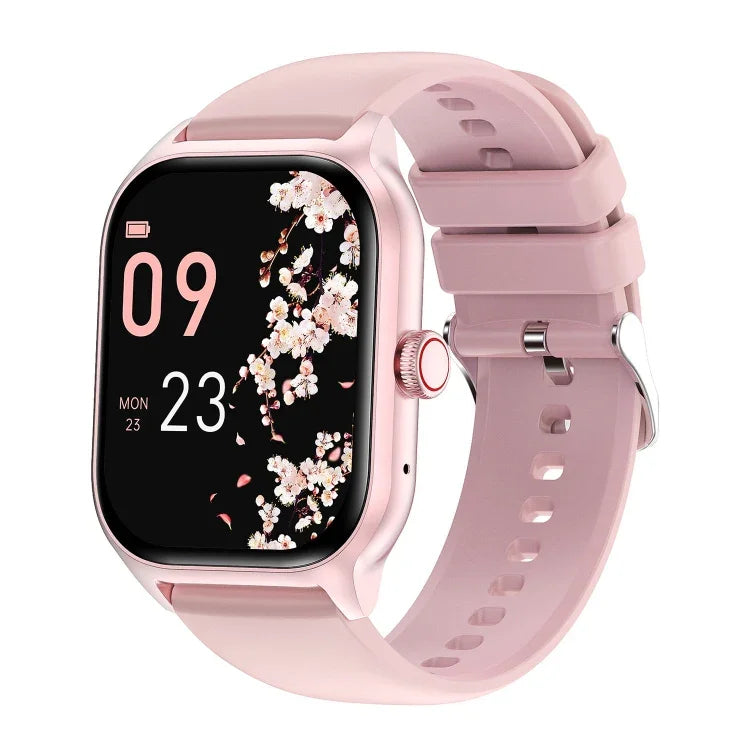 LEMFO LT10 สมาร์ทวอทช์หน้าจอ TFT 2.01 นิ้ว รองรับการโทรบลูทูธ / ตรวจสุขภาพ สายเหล็ก สายซิลิโคน