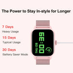 LEMFO LT10 สมาร์ทวอทช์หน้าจอ TFT 2.01 นิ้ว รองรับการโทรบลูทูธ / ตรวจสุขภาพ สายเหล็ก สายซิลิโคน